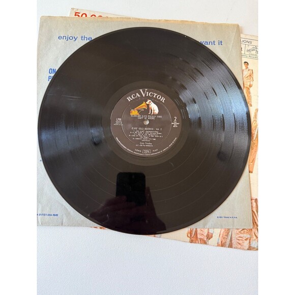 Elvis Presley 50,000,000 Elvis Fans Can't Be Wrong LP Gold Records Vol2 G+ Mono - Picture 7 of 8